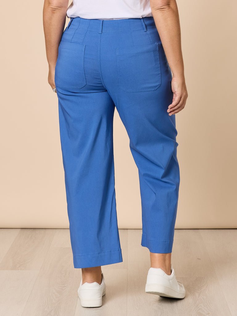 Marine Wide Leg Pant - Blue rc&co