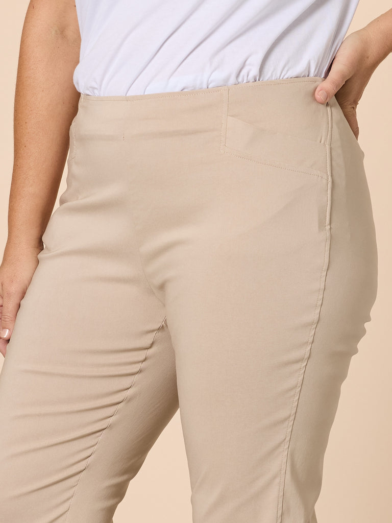 Zara Stretch Pant - Natural rco&co