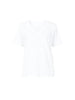 Cotton V  Neck T-shirt - White