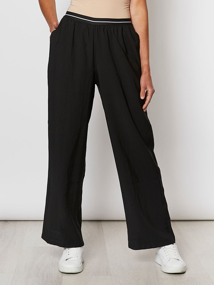 Relaxed Wide Leg Pant - Black