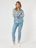 Marvel High Rise Stretch Jean - Denim