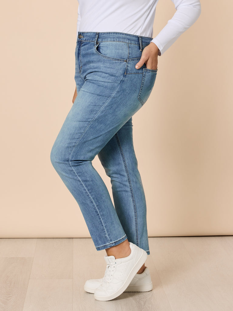 Marvel High Rise Stretch Jean - Denim RC&CO
