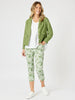 Danielle Linen Jacket - Basil rc&co