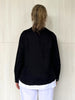 Danielle Linen Cropped Blazer - Black