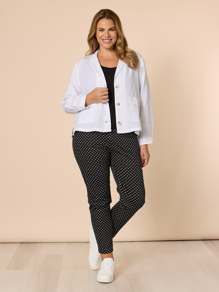 Pretty Bow Pant - Black/White RC&CO