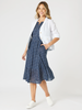 Get Spotty Print Dress - Navy/White rc&co