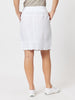 Ruffle Hem Skirt - White