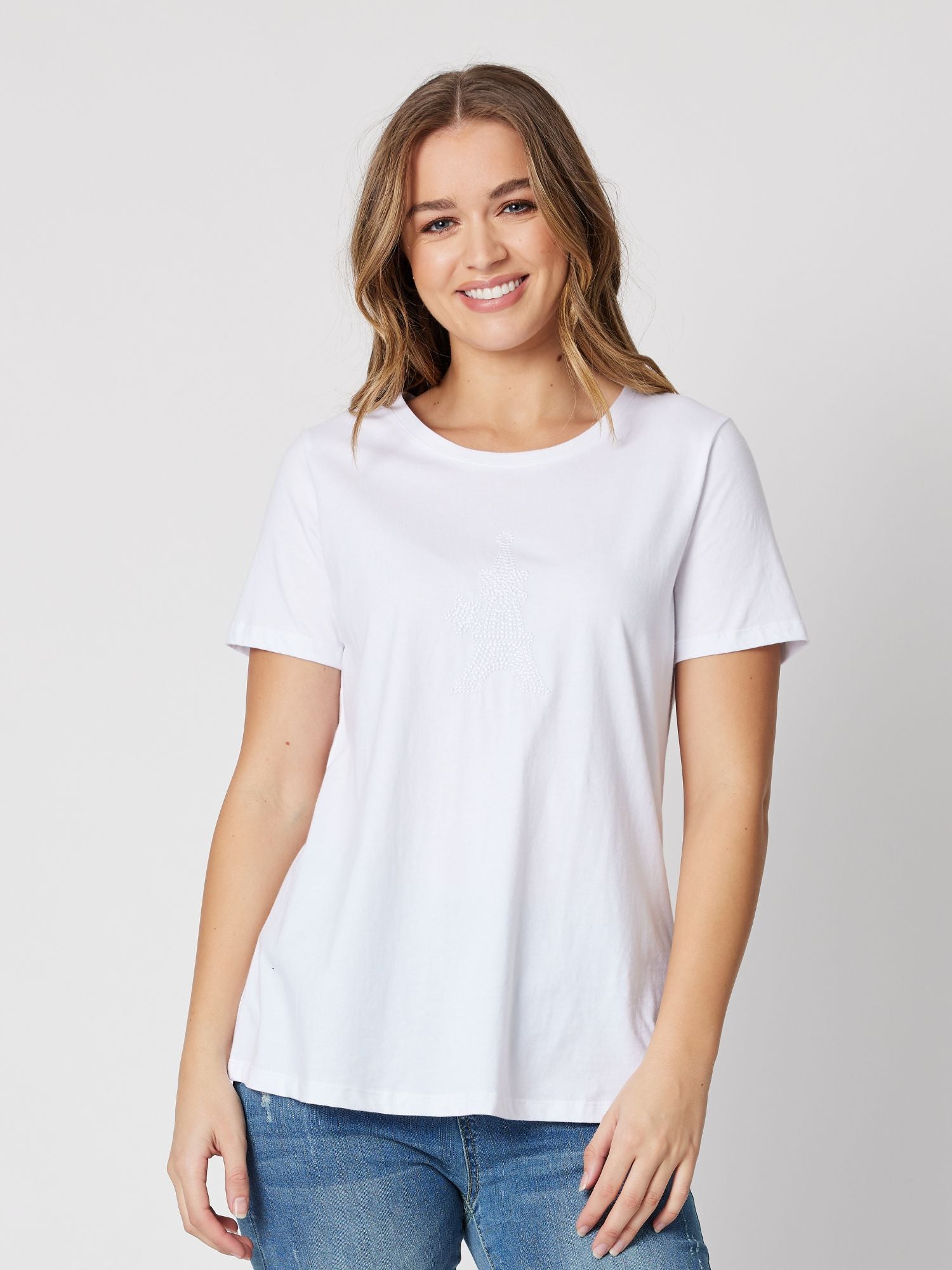 Paris Cotton T-shirt - White