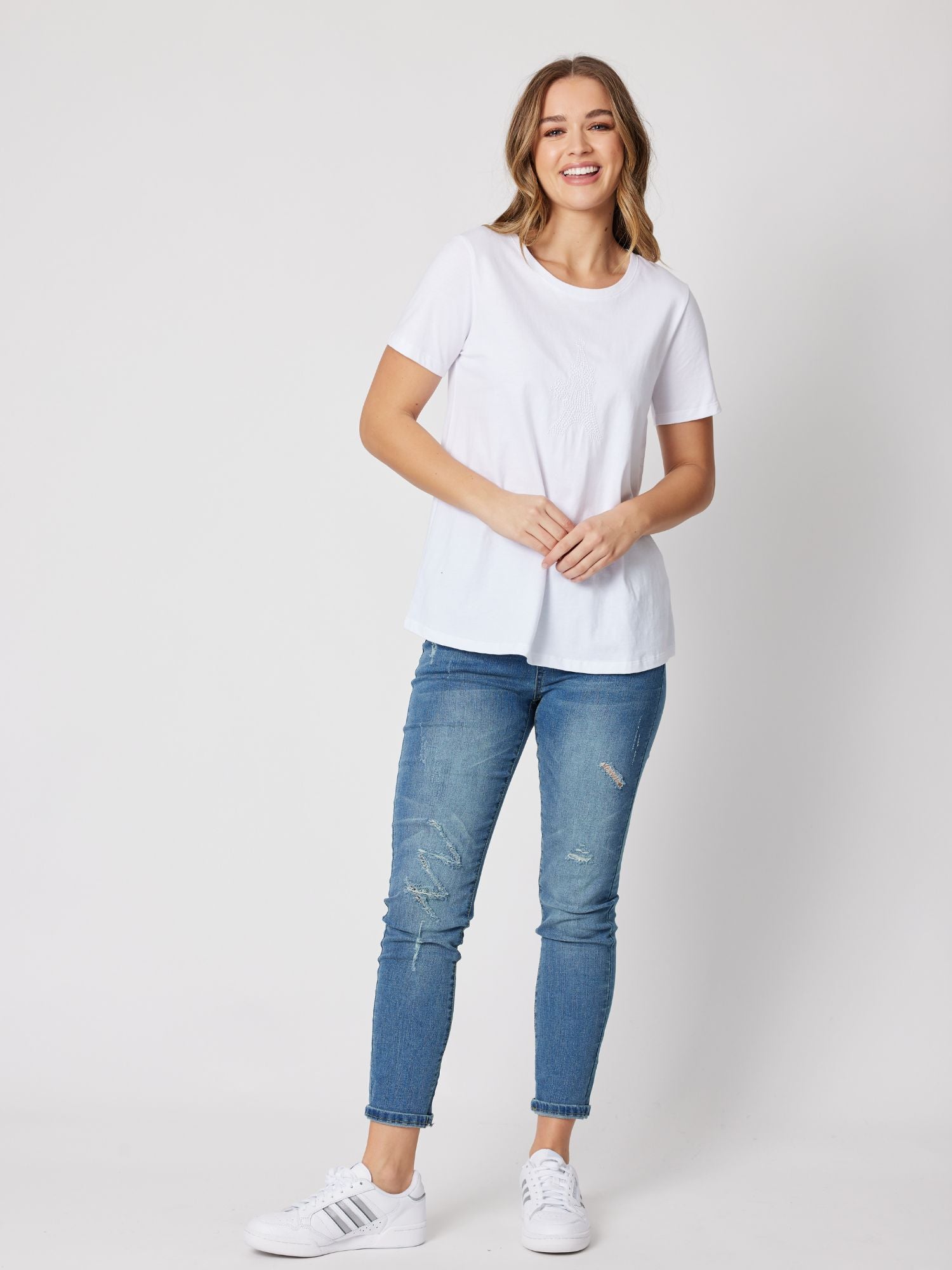 Paris Cotton T-shirt - White