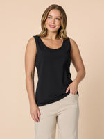Basic Cotton Camisole - Black