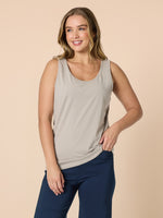 Basic Cotton Camisole - Natural