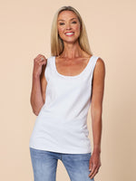 Basic Cotton Camisole - White