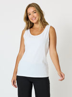 Basic Cotton Camisole - White