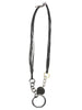 THREADZ NECKLACE SILVER CIRCLE - Silver