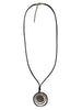 THREADZ NECKLACE 3 SILVER CIRCLE - Silver