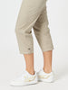 Santorini Cropped Cotton Pant - Natural
