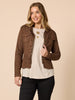 Military Denim Jacket - Chocolate RC&CO