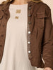 Military Denim Jacket - Chocolate RC&CO