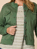 Military Style Denim Jacket - Khaki RC&CO