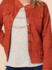 Military Denim Jacket - Maple