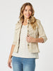 Military Style Denim Jacket - Natural RC&CO