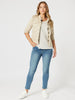 Military Style Denim Jacket - Natural RC&CO