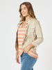 Military Style Denim Jacket - Natural RC&CO