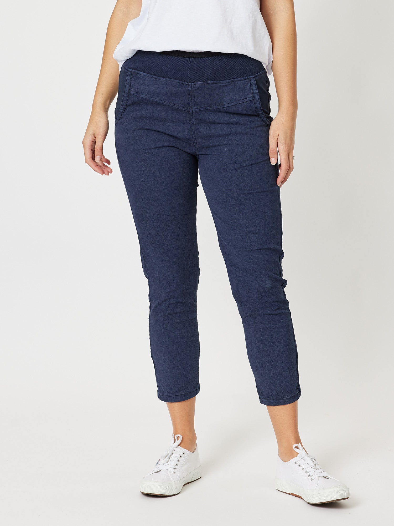 Cotton Lounge  Denim Pant - Indigo
