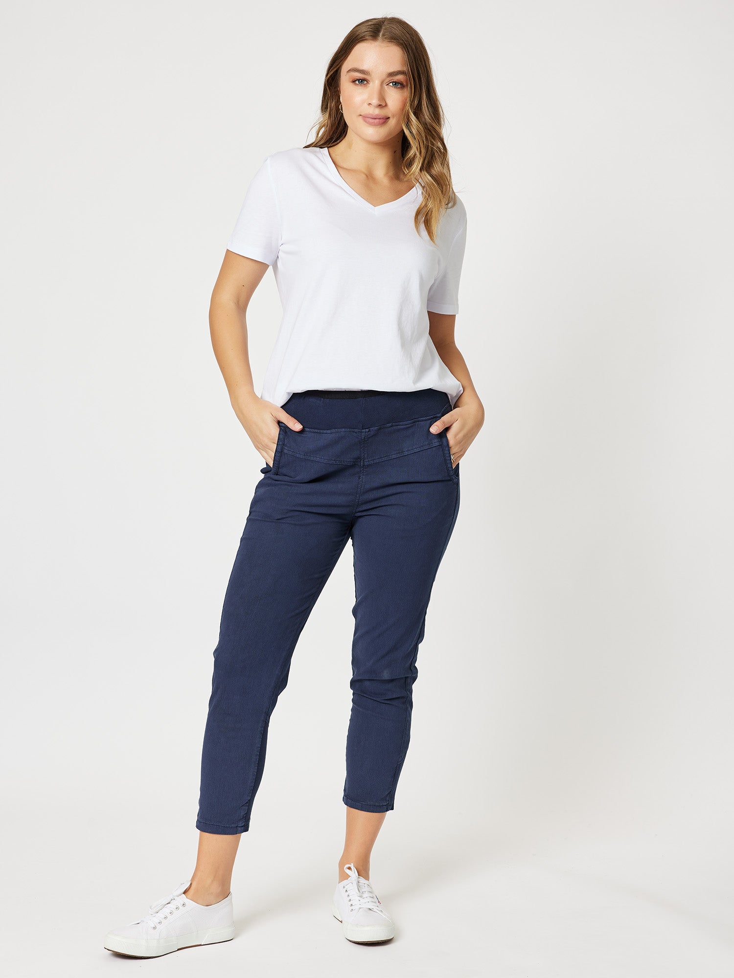Cotton Lounge  Denim Pant - Indigo