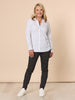 Emma Rib Detail Shirt - White