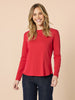 Heritage Long Sleeve Top - Red