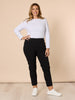 Harbour Slim Leg Pant - Black