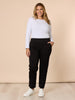 Sport Straight Leg Ponte Pant - Black RC&CO