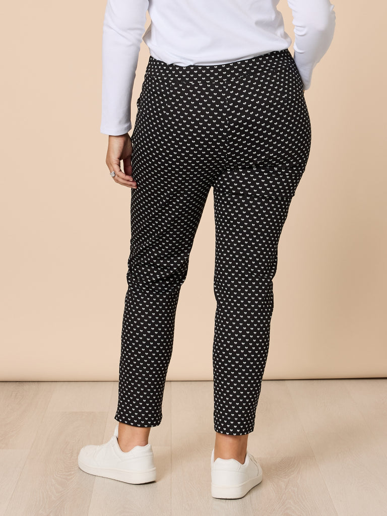 Pretty Bow Pant - Black/White RC&CO