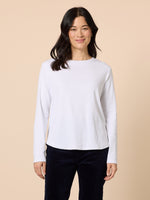 Heritage Long Sleeve Top - White