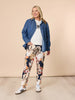 Lexi Floral Print Pant - Navy Multi