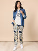 Newport Floral Print Pant - Navy Multi rc&co