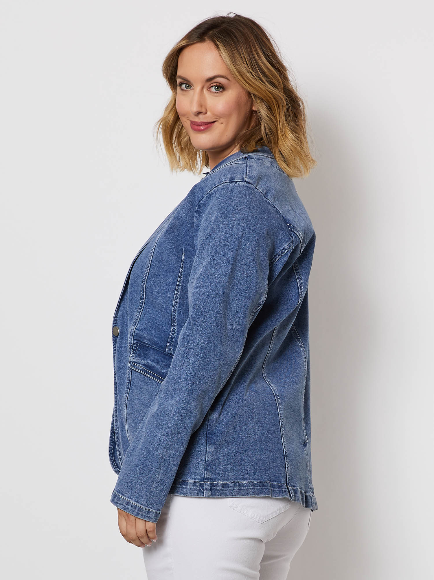 Denim Blazer - Denim
