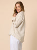 Linen Ruffle Hem Shirt - Natural RC&CO