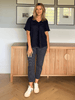 Short Sleeve Tiffany Shirt - Navy
