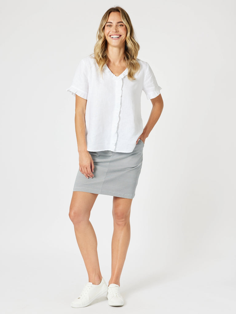 Taylor Skirt - Navy/White RC&CO