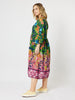 C TROPICAL COTTON PRINT DRESS - Multi