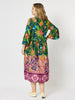 C TROPICAL COTTON PRINT DRESS - Multi