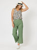 Sailor Wide Leg Pant - Thyme