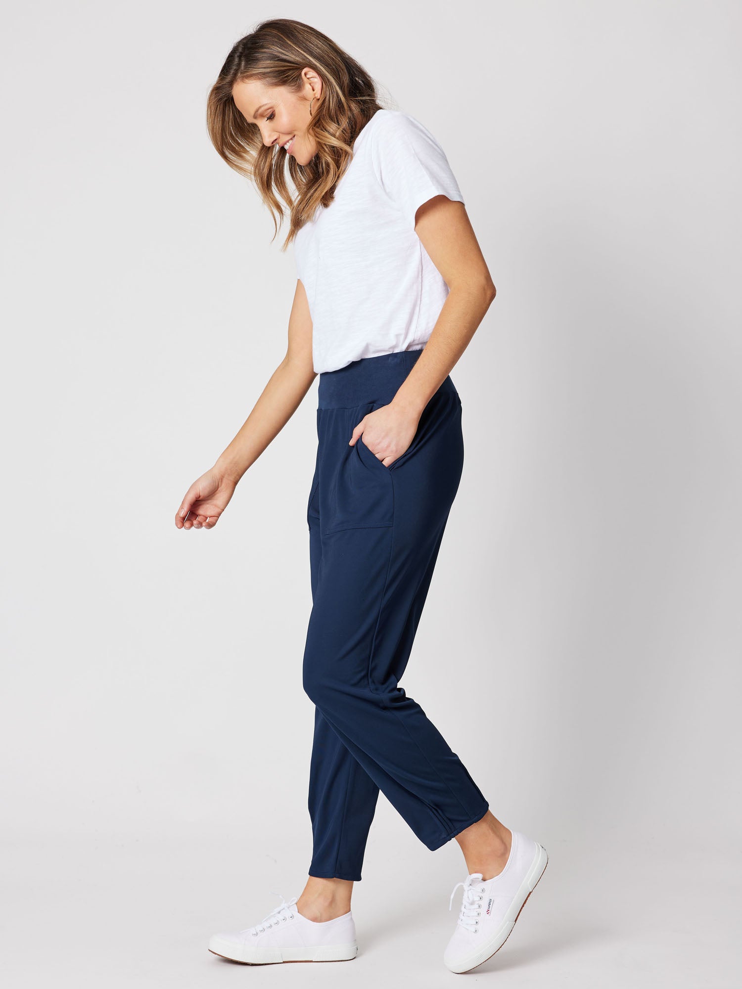 Dry Handle Stretch Pant - Navy