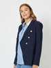 Lauren Double Breasted Blazer - Navy