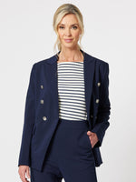 Lauren Double Breasted Blazer - Navy
