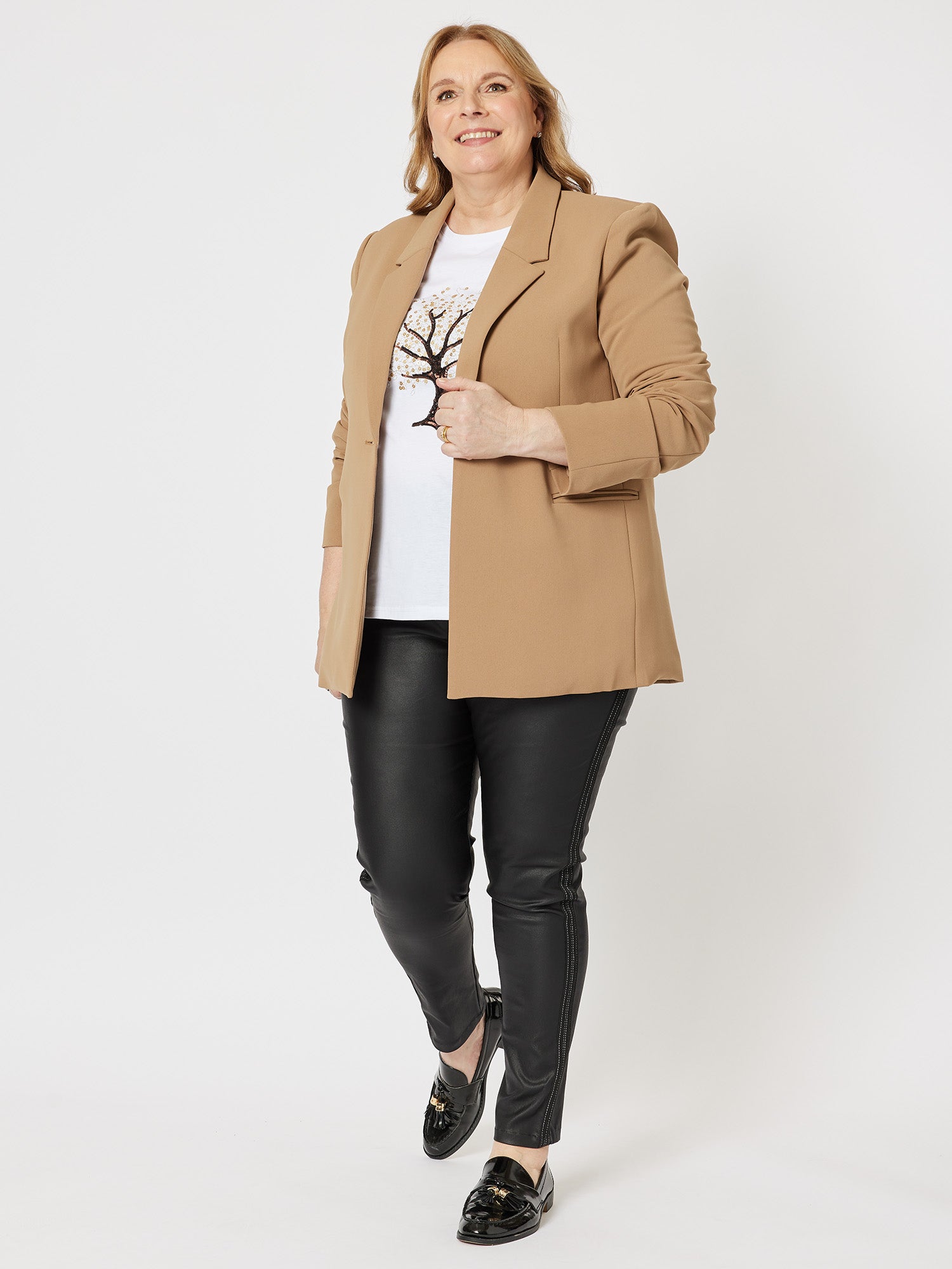 Grace Boyfriend Blazer - Toffee