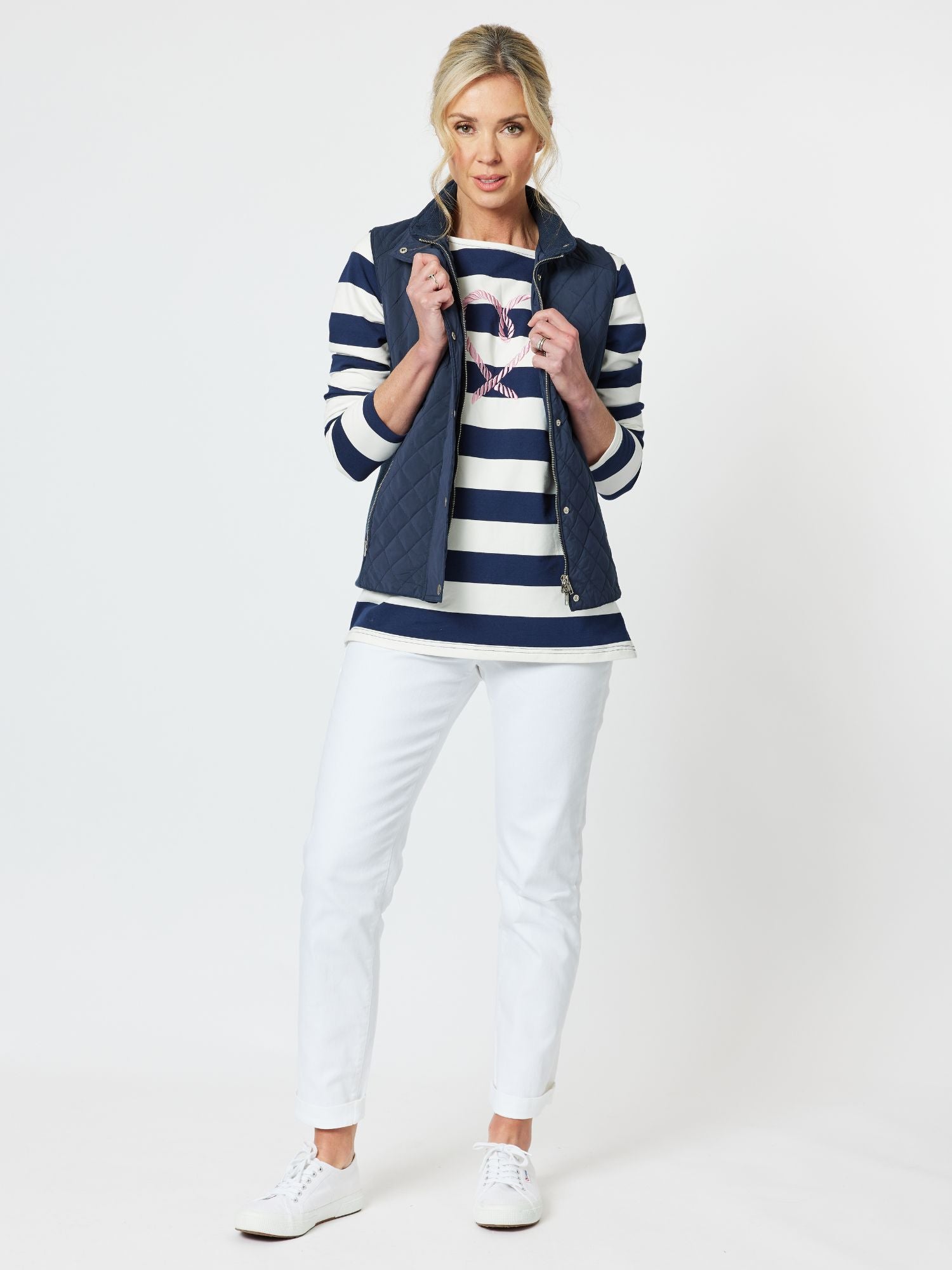 Brighton Puffer Vest - Navy