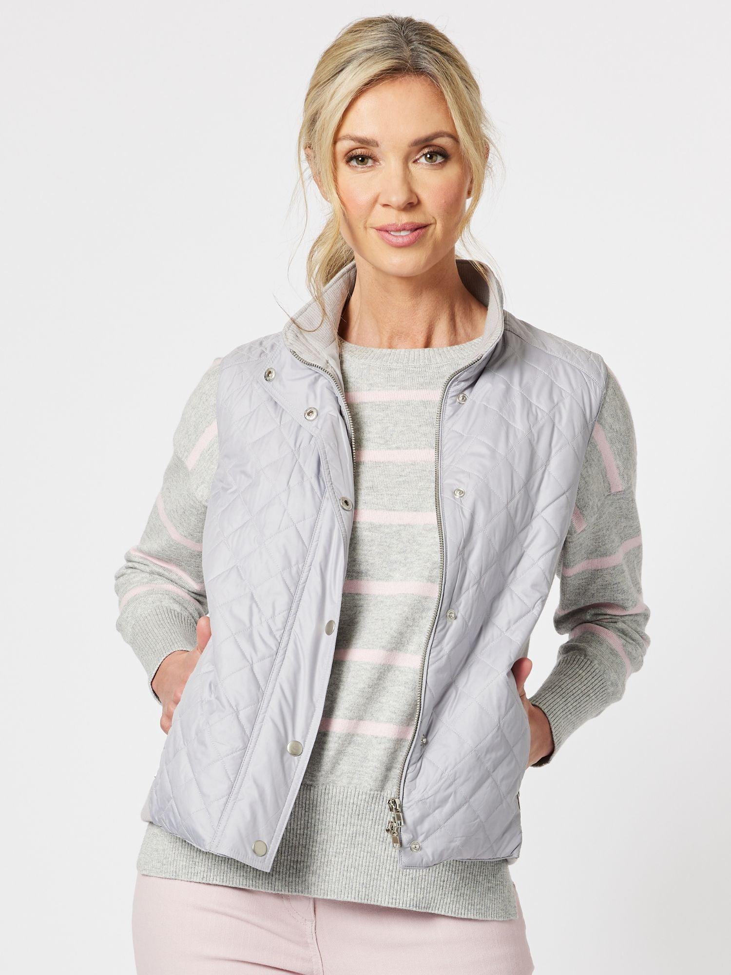 Brighton Puffer Vest - Silver
